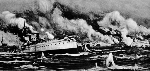 甲午海战是整个甲午战争的组成部分,主要包括丰岛海战,黄海海战和