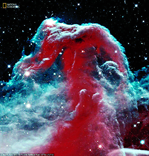 哈勃望远镜拍摄的马头星云