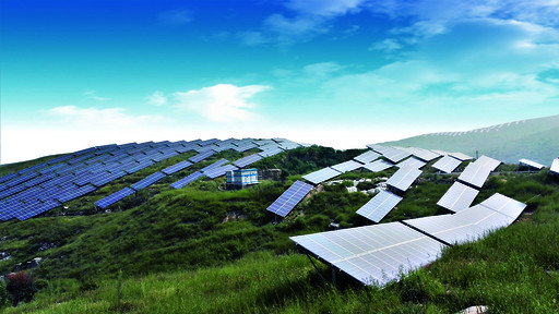 淇县中光太阳能有限公司分别在庙口镇和北阳镇投资建设的两个荒山光伏